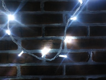 Светодиодная гирлянда «Стринг лайт» PL-LST-100LED-10M RW/WHF 230V