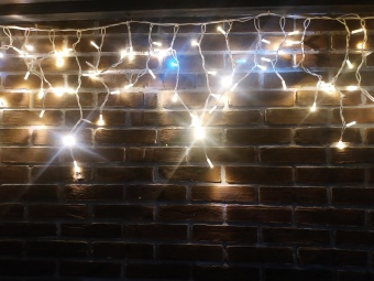 Светодиодная бахрома PL-LICL-80LED-2*0.6M RW/GLF 230V