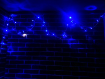 Светодиодная гирлянда «Стринг лайт» PL-LST-100LED-10 RW/BLF 230V  